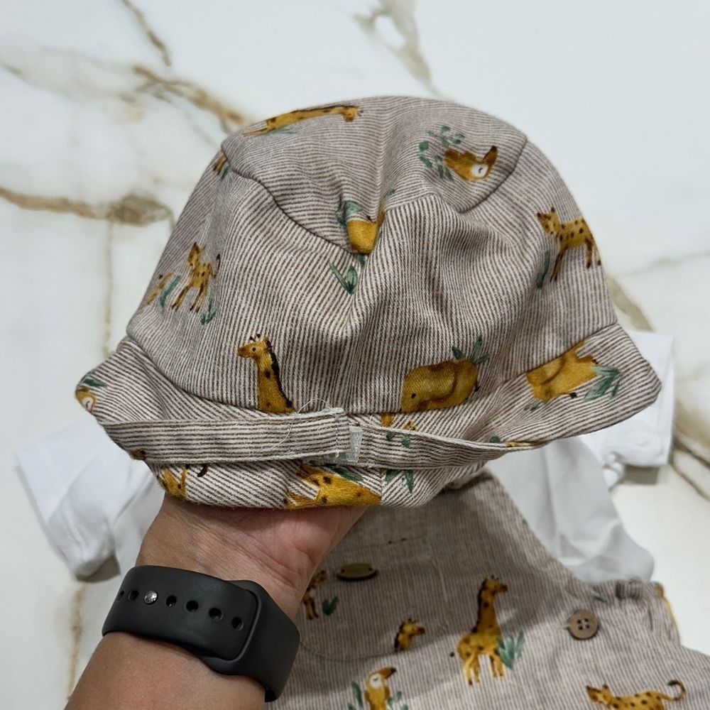 Mayoral Beige Safari Romper Set - Picture 4 of 5